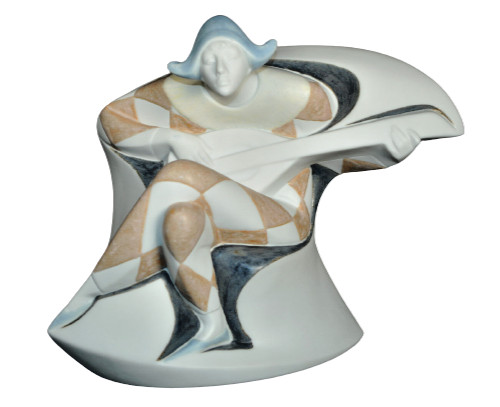 Lladro harlequin utopia - harlequin,