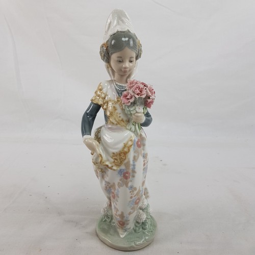 Lladro 1304 valencian girl - lladro,