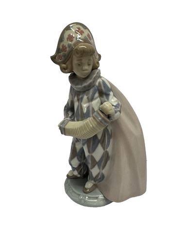 Lladro harlequin boy figurine - lladro,