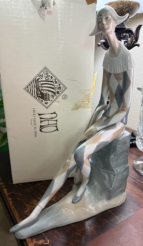 Lladro nao harlequin with - lladro,