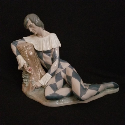 Lladro harlequin reclining - lladro, "harlequin