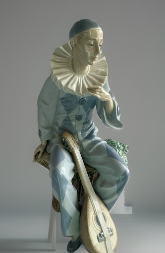 Harlequin vintage porcelain - harlequin,