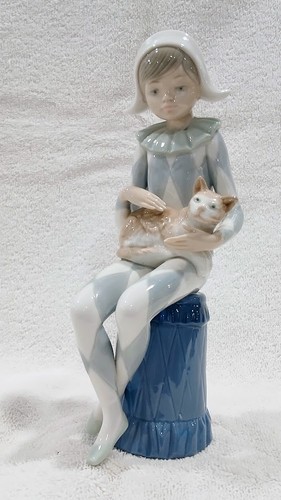 Nao lladro harlequin with - nao,