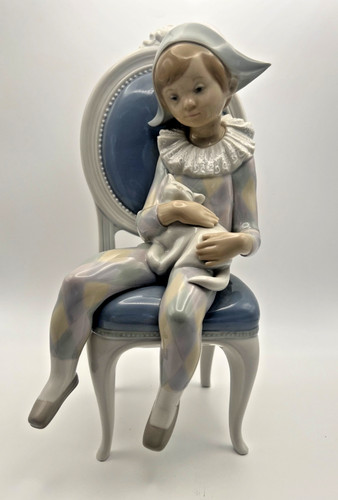 Vintage lladro young harlequin - young,