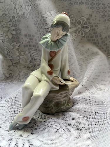 Nao lladro pierrot harlequin - nao,